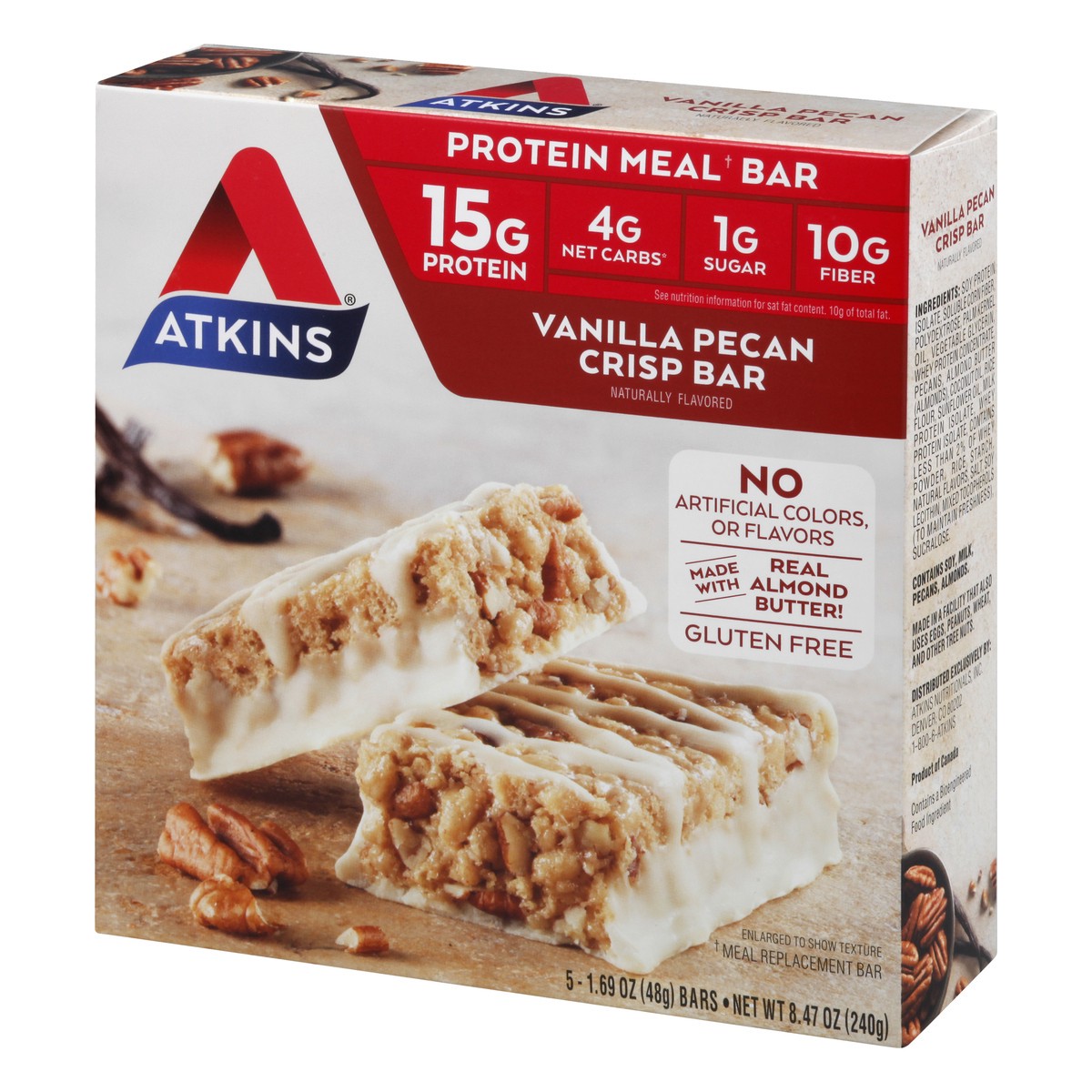 slide 3 of 9, Atkins Protein Meal Bar, 5 ct