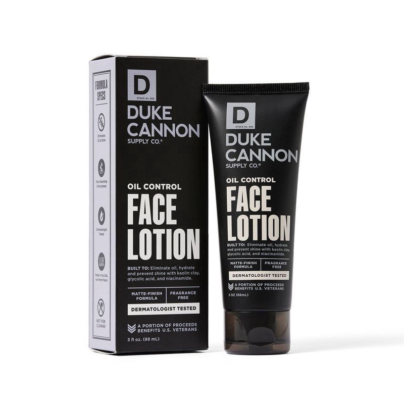 slide 4 of 8, Duke Cannon Oil Control Face Wash 3 fl oz, 3 fl oz