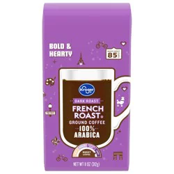 Kroger Bold & Hearty Dark French Roast 100% Arabica Ground Coffee - 11 oz