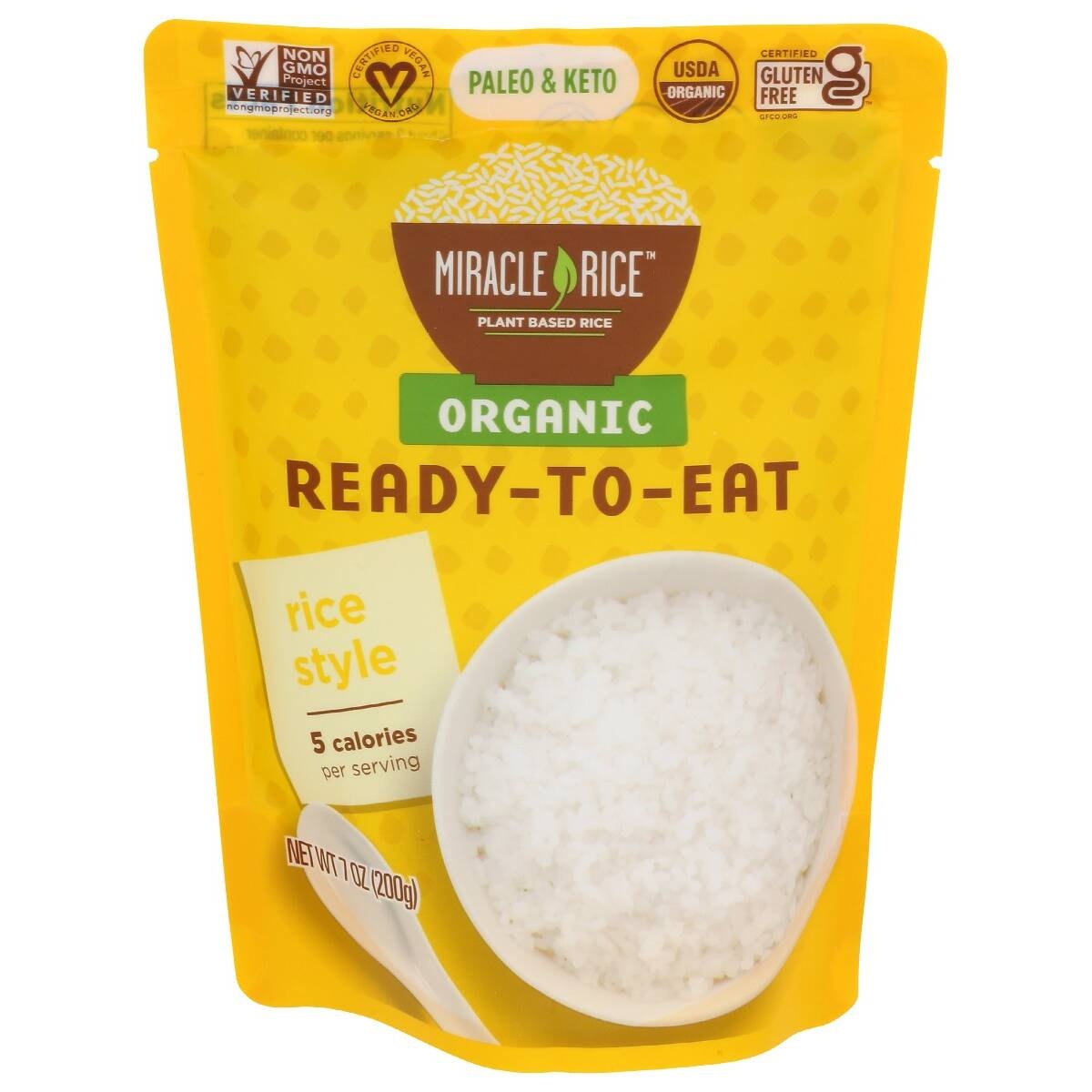 slide 1 of 1, Miracle Rice Organic Ready To Eat Rice Syle, 7 oz