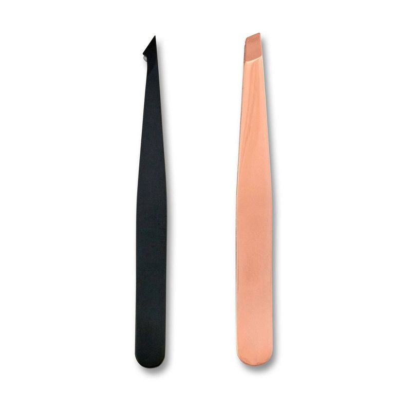 slide 1 of 15, Japonesque Power Duo Tweezers 2 ea, 2 ct