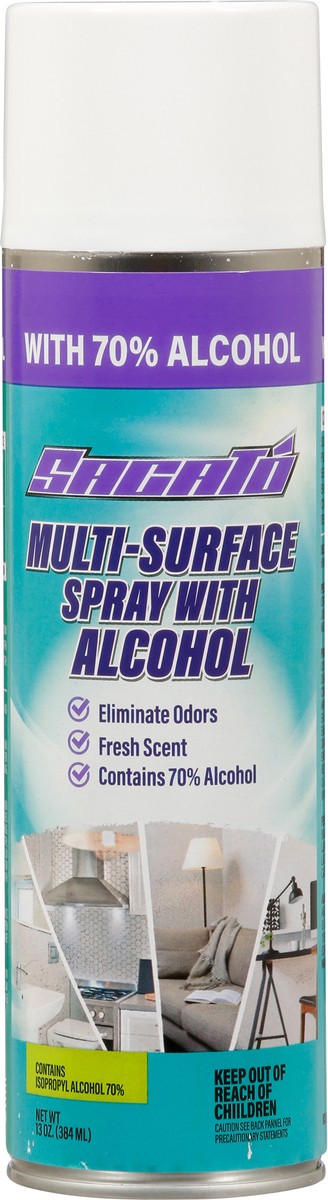 slide 8 of 11, Sacato Fresh Scent Mutli-Surface Spray with Alcohol 13 oz, 13 oz