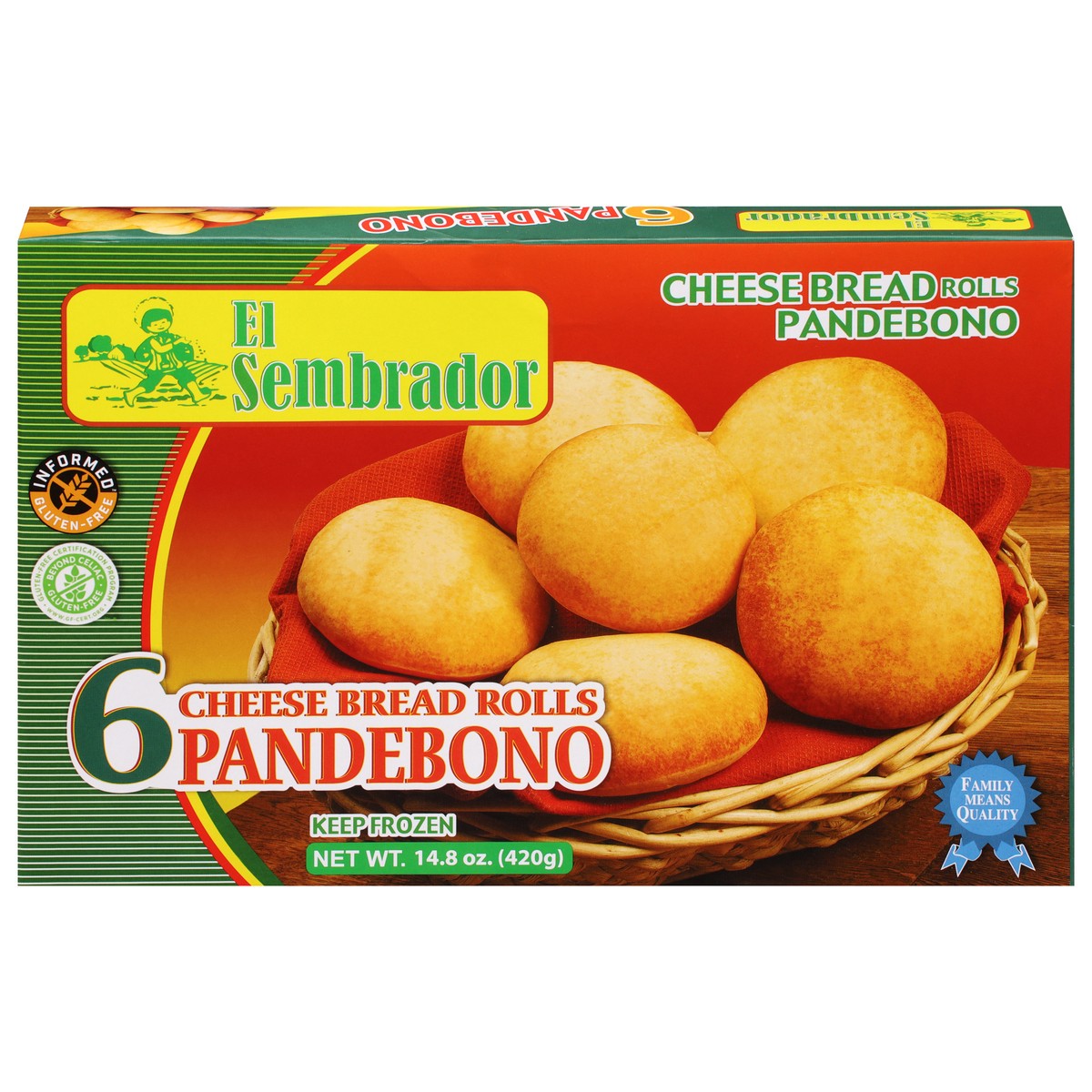 slide 10 of 13, El Sembrador Cheese Bread Rolls 6 ea, 6 ct