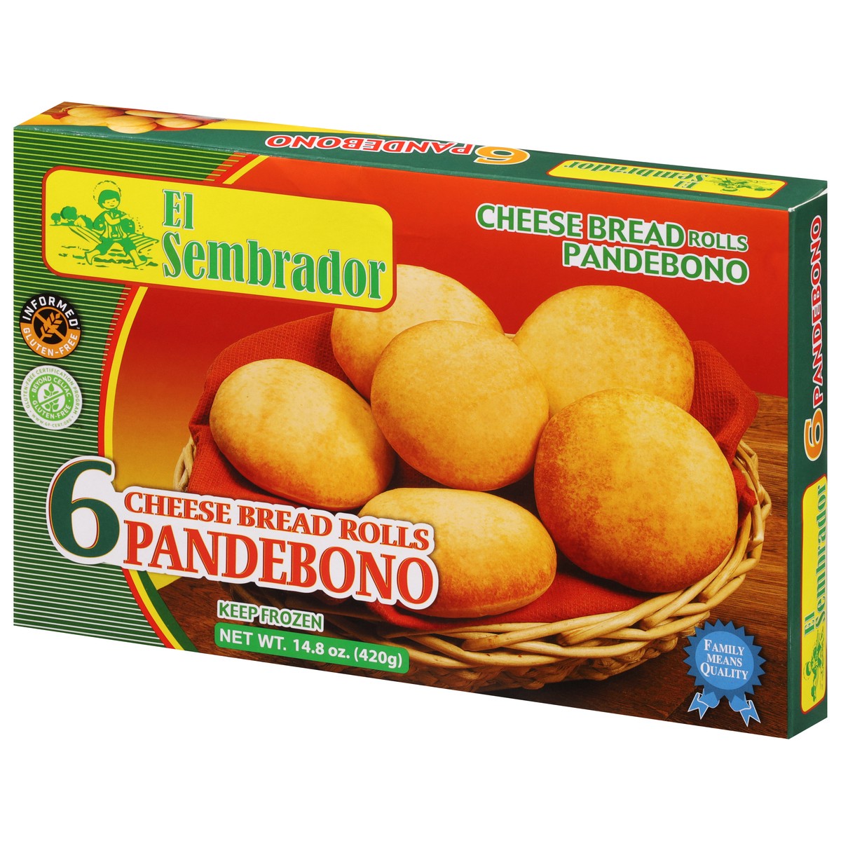 slide 8 of 13, El Sembrador Cheese Bread Rolls 6 ea, 6 ct