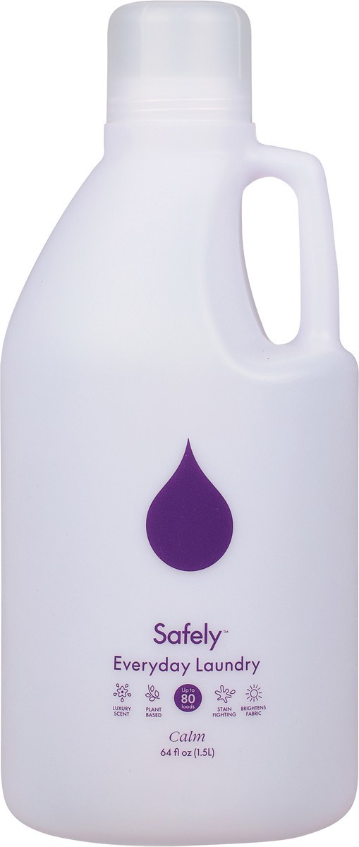 slide 9 of 9, Safely Everyday Laundry Calm Detergent 64 fl oz, 64 fl oz