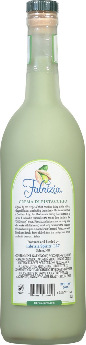 slide 10 of 11, Fabrizia Pistachio Cream Liqueur 750 ml, 750 ml