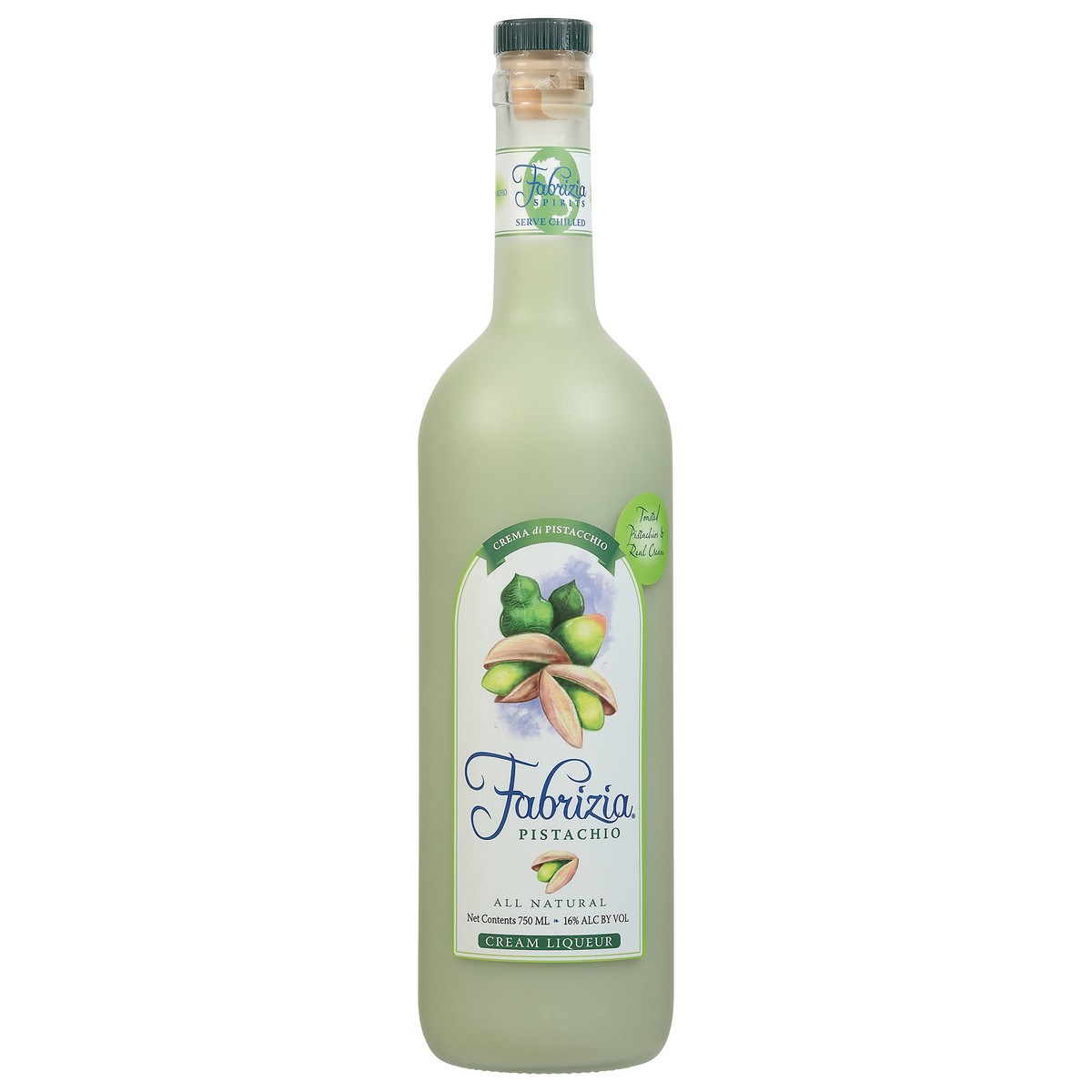 slide 1 of 11, Fabrizia Pistachio Cream Liqueur 750 ml, 750 ml