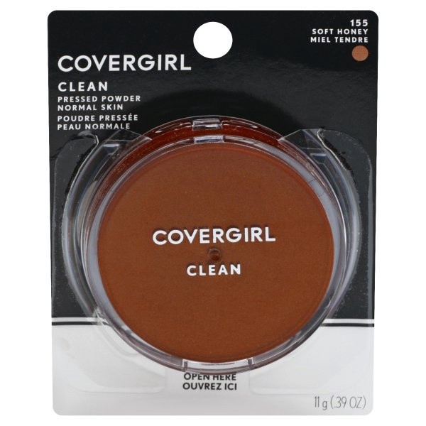 slide 1 of 4, Covergirl Clean Pressed Powder Soft Honey, 1 ct