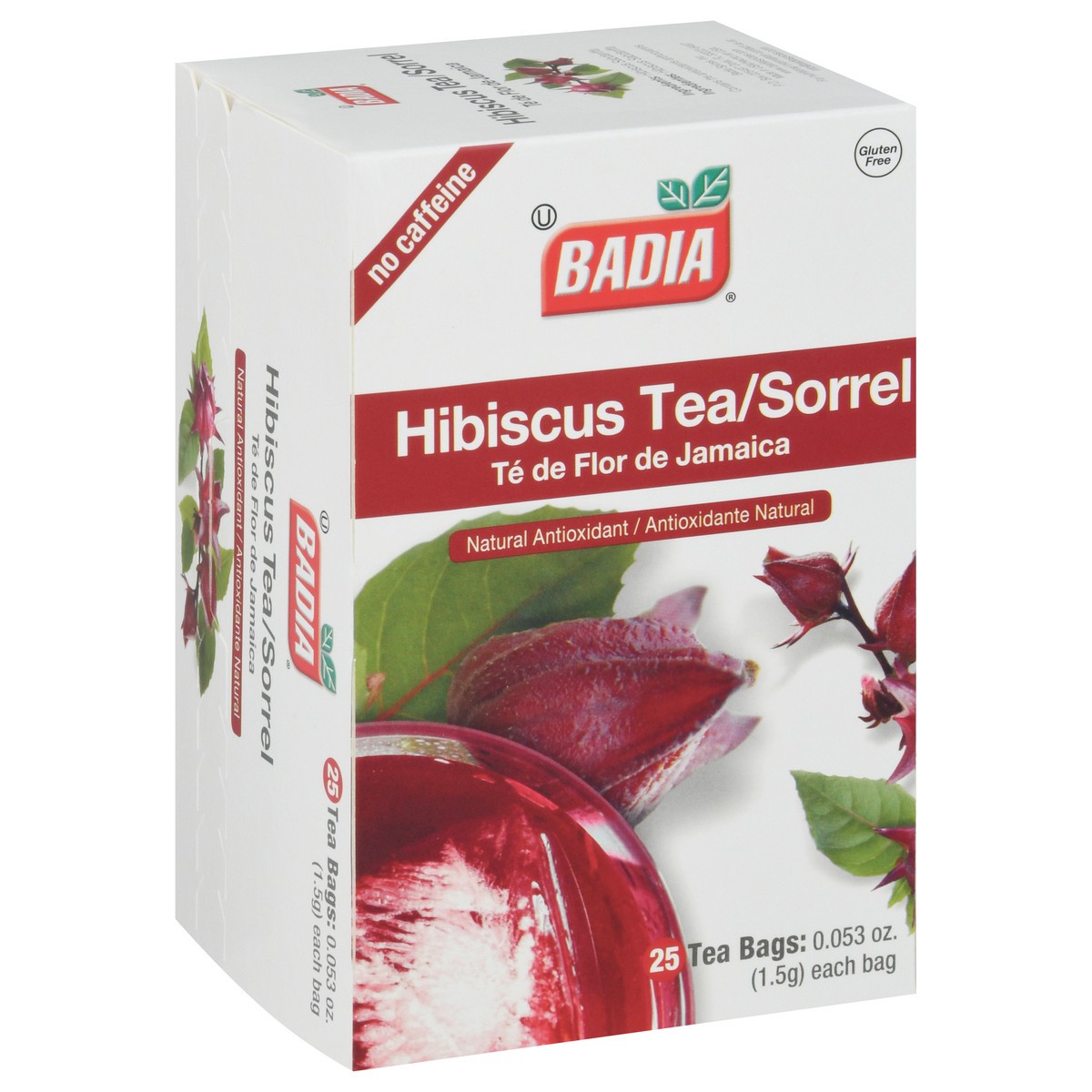 slide 2 of 9, Badia Te De Flor De Jamaica (Hibiscus Tea/Sorrel Tea Bags), 25 x 0.053 oz