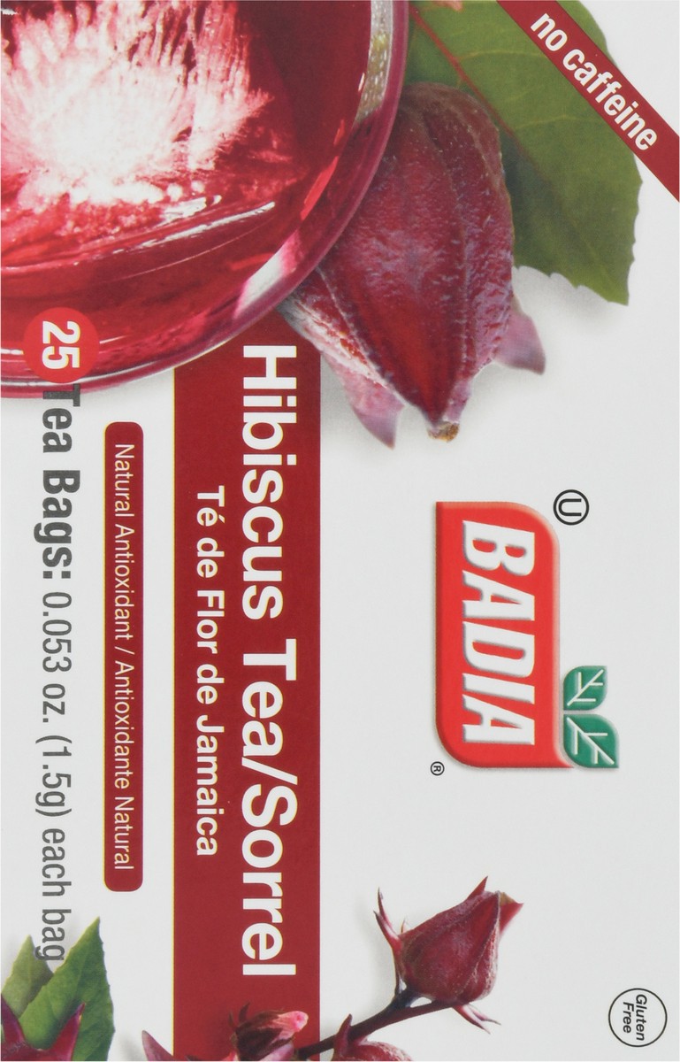 slide 5 of 9, Badia Te De Flor De Jamaica (Hibiscus Tea/Sorrel Tea Bags), 25 x 0.053 oz