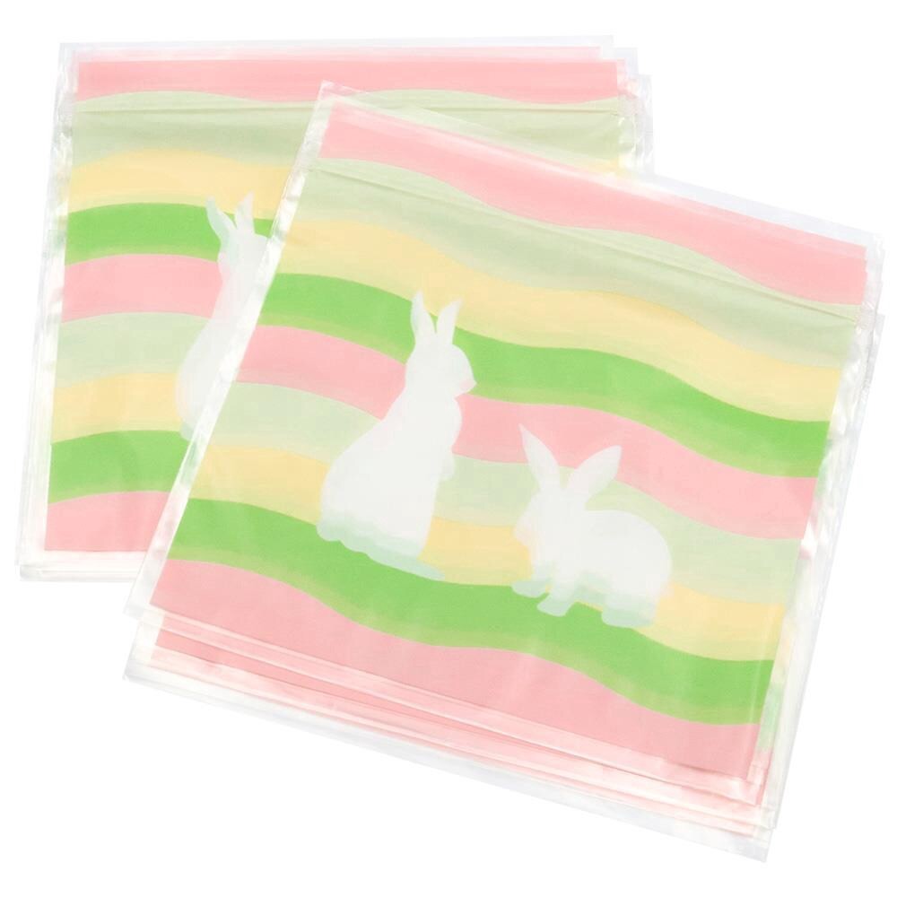 slide 2 of 3, Holiday Home® Easter Resealable Treat Bags - Easter Stripe, 20 ct
