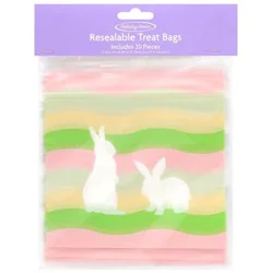 Holiday Home® Easter Resealable Treat Bags - Easter Stripe