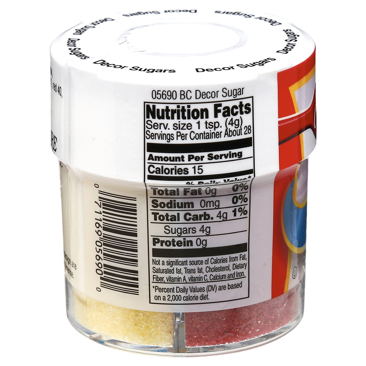 slide 4 of 5, Betty Crocker 4 Color Sugars Decors, 4 oz