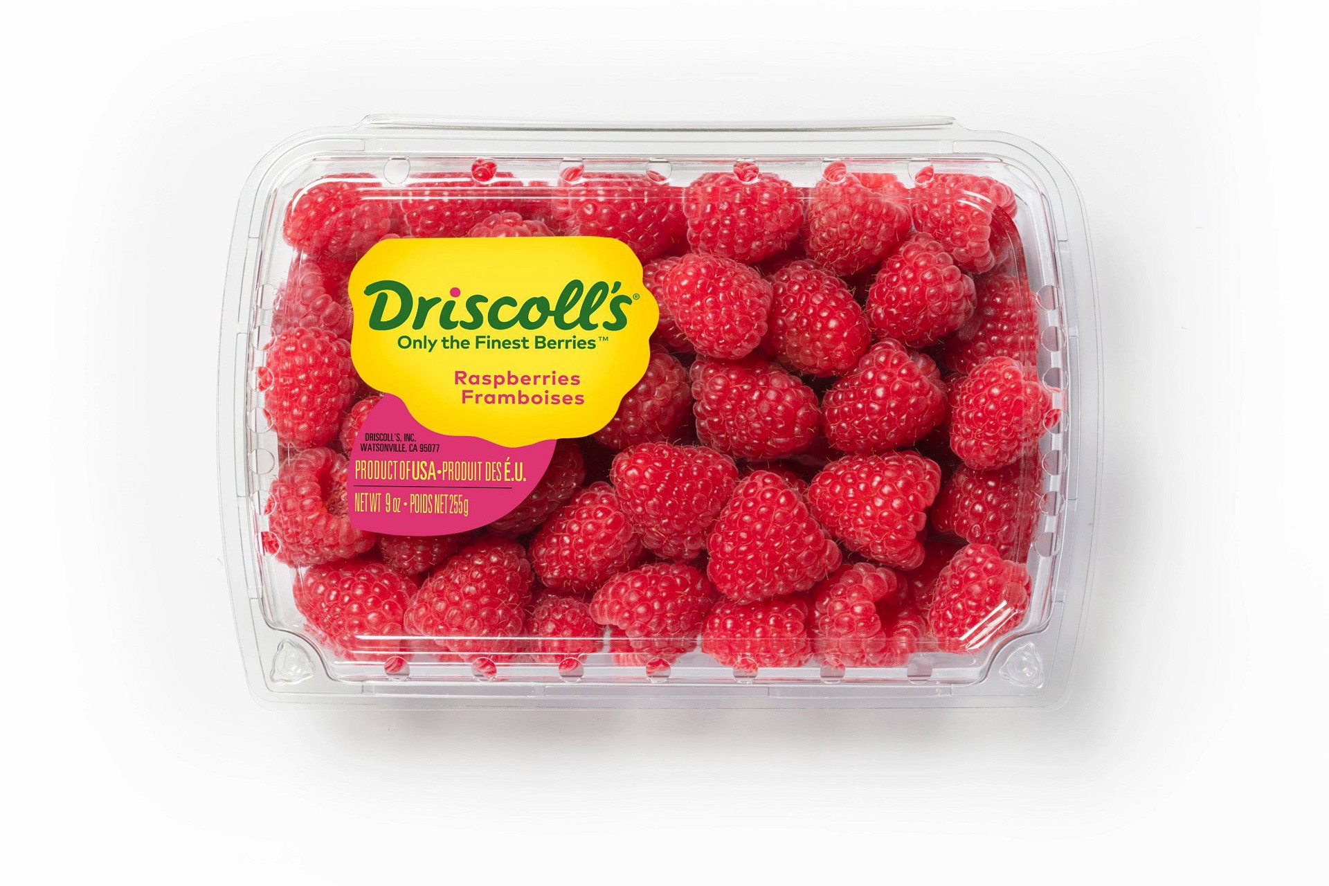 slide 1 of 6, Driscoll's Raspberries, Fresh Berries, Conventional, 9 oz., 9 oz