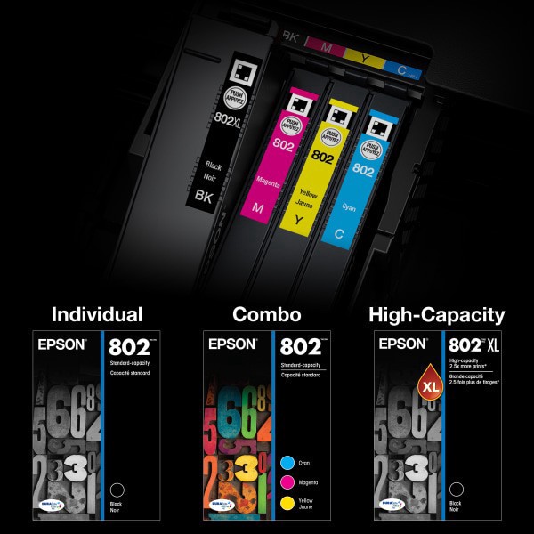 slide 4 of 5, Epson Durabrite Ultra T802Xl420-S High-Yield Yellow Ink Cartridge, 1 ct