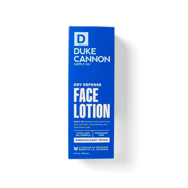 slide 4 of 8, Duke Cannon Supply Co. Dry Defense Face Lotion - 3 fl oz, 3 fl oz