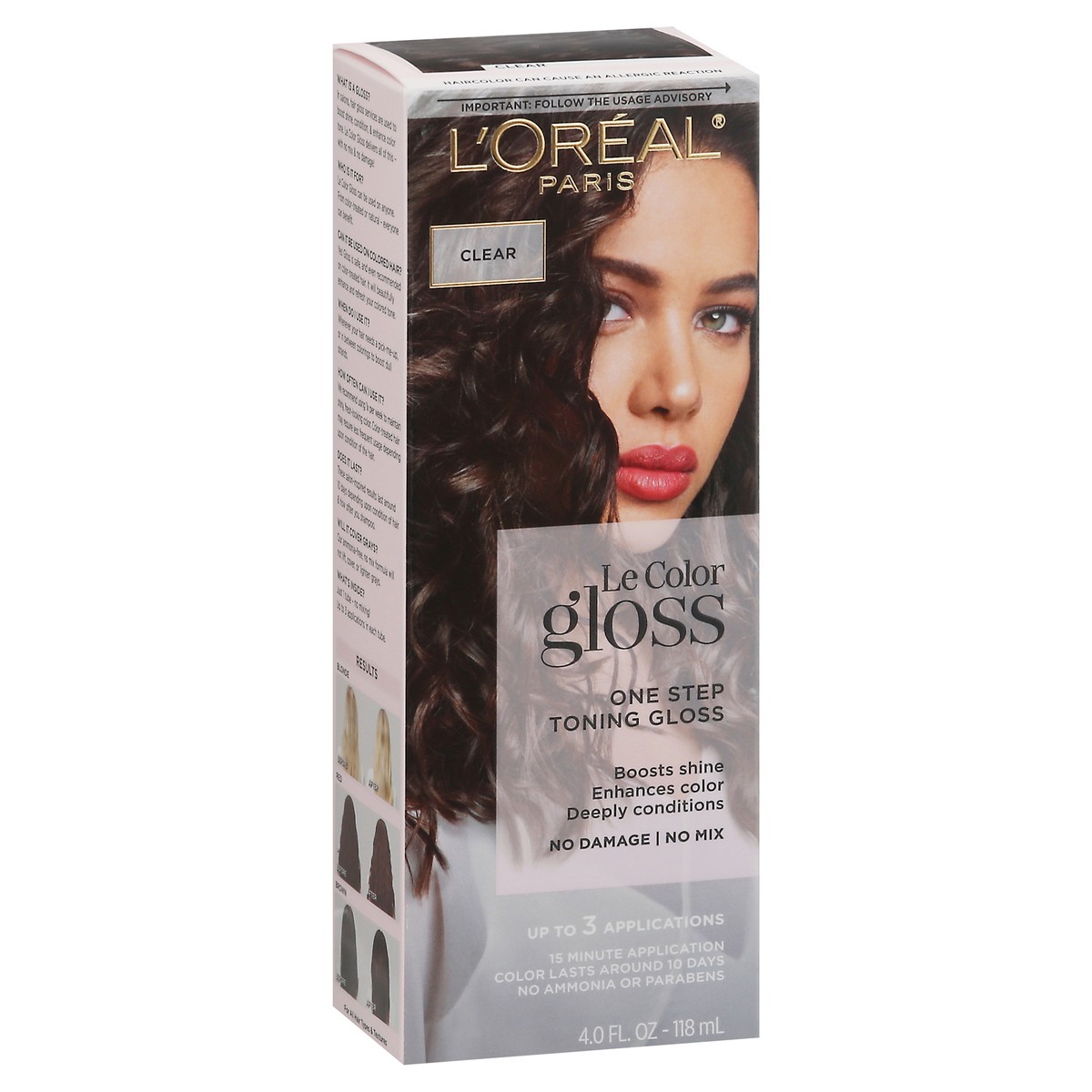 slide 2 of 13, L'Oréal Clear One Step Toning Gloss 4 fl oz, 1 ct