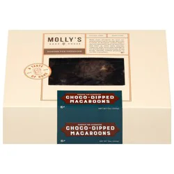 Molly's Jewish Bakery Chocolate Dipped Macaroons - 12 oz