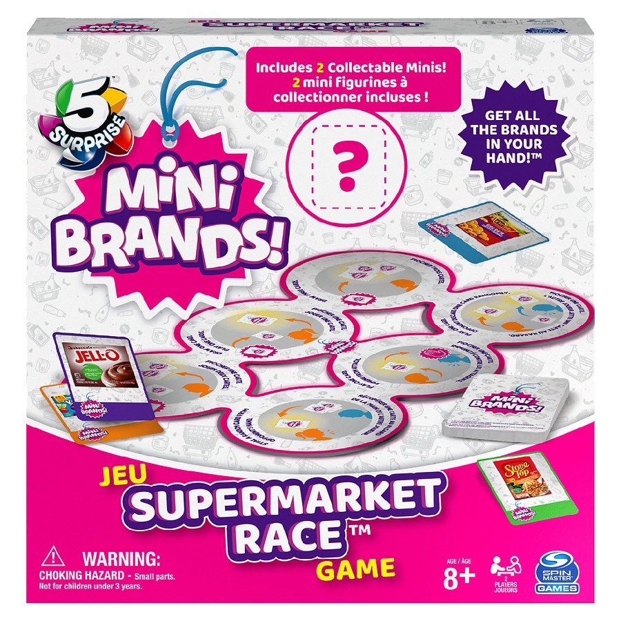 Spin Master Mini Brands Supermarket Race Game 1 Ct Shipt