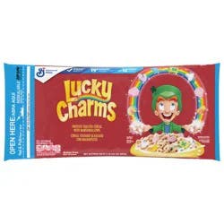 Lucky Charms Gluten Free Cereal with Marshmallows, Kids Breakfast Cereal, Made with Whole Grain, Cereal Bag, 32 oz