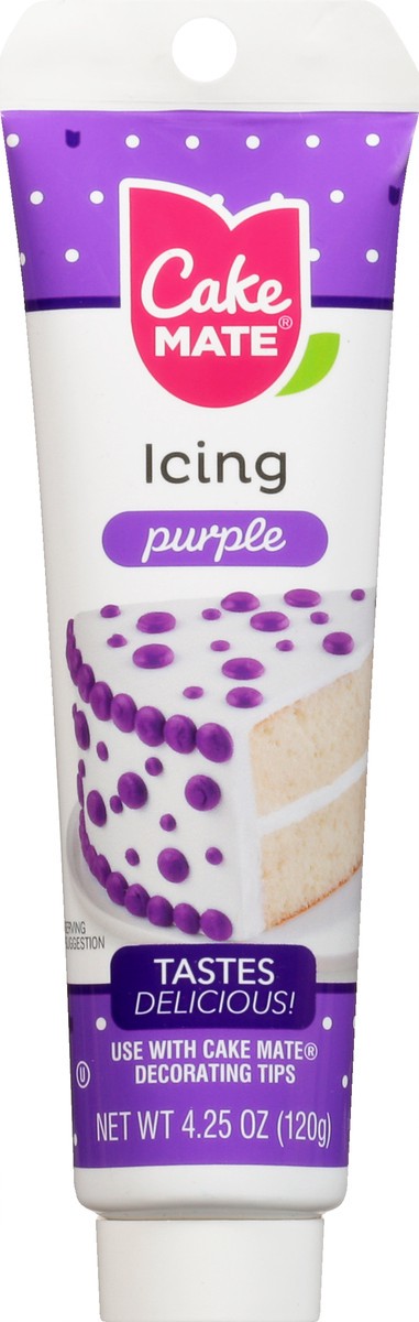 slide 1 of 9, Cake Mate Purple Decorating Icing, 4.25 oz