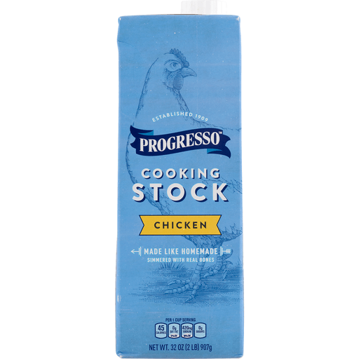 slide 4 of 9, Progresso Cooking Stock, Chicken, 32 oz