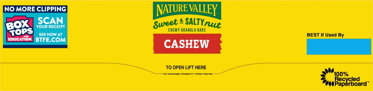 slide 4 of 9, Nature Valley Sweet and Salty Nut Granola Bars, Cashew, 15 Bars, 18 oz, 15 ct