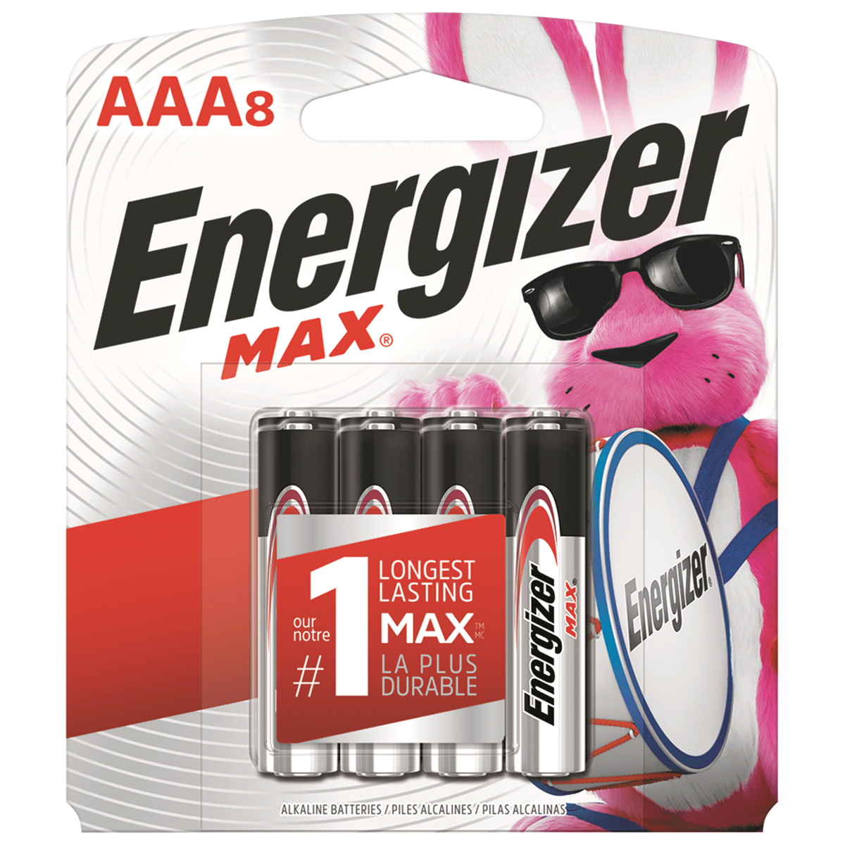 slide 1 of 8, Energizer Max AAA Batteries, 8 ct