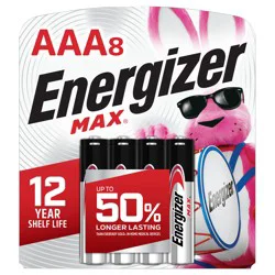 Energizer Max Alkaline AAA Batteries - 8 Pack