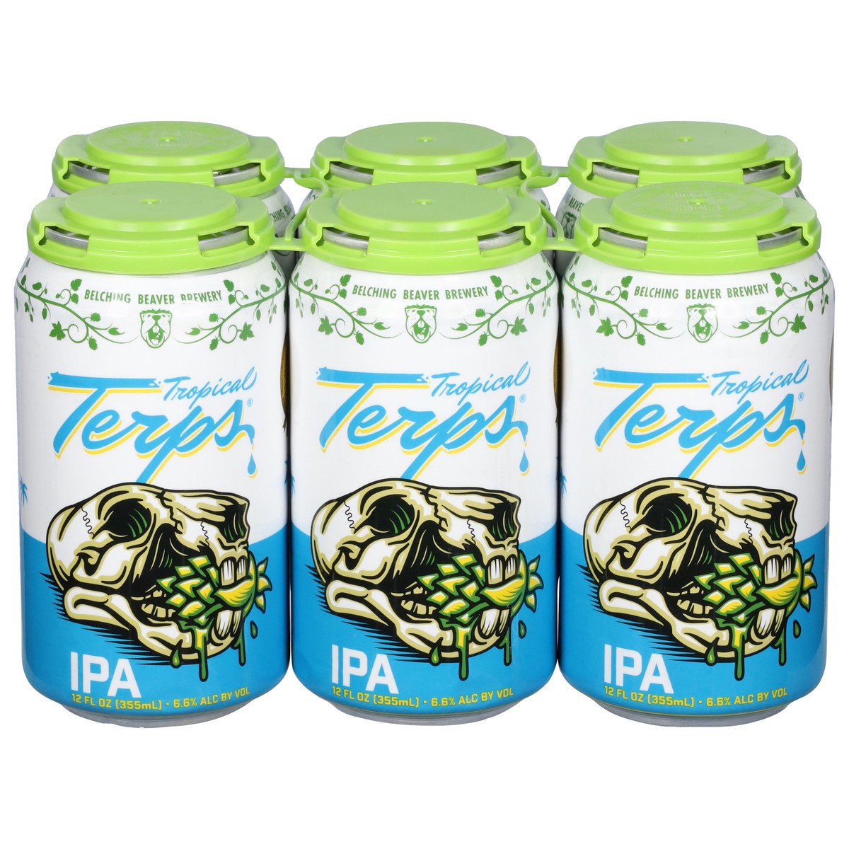 slide 4 of 12, Belching Beaver Brewery IPA Tropical Terps Beer 6 - 12 fl oz Cans, 6 ct
