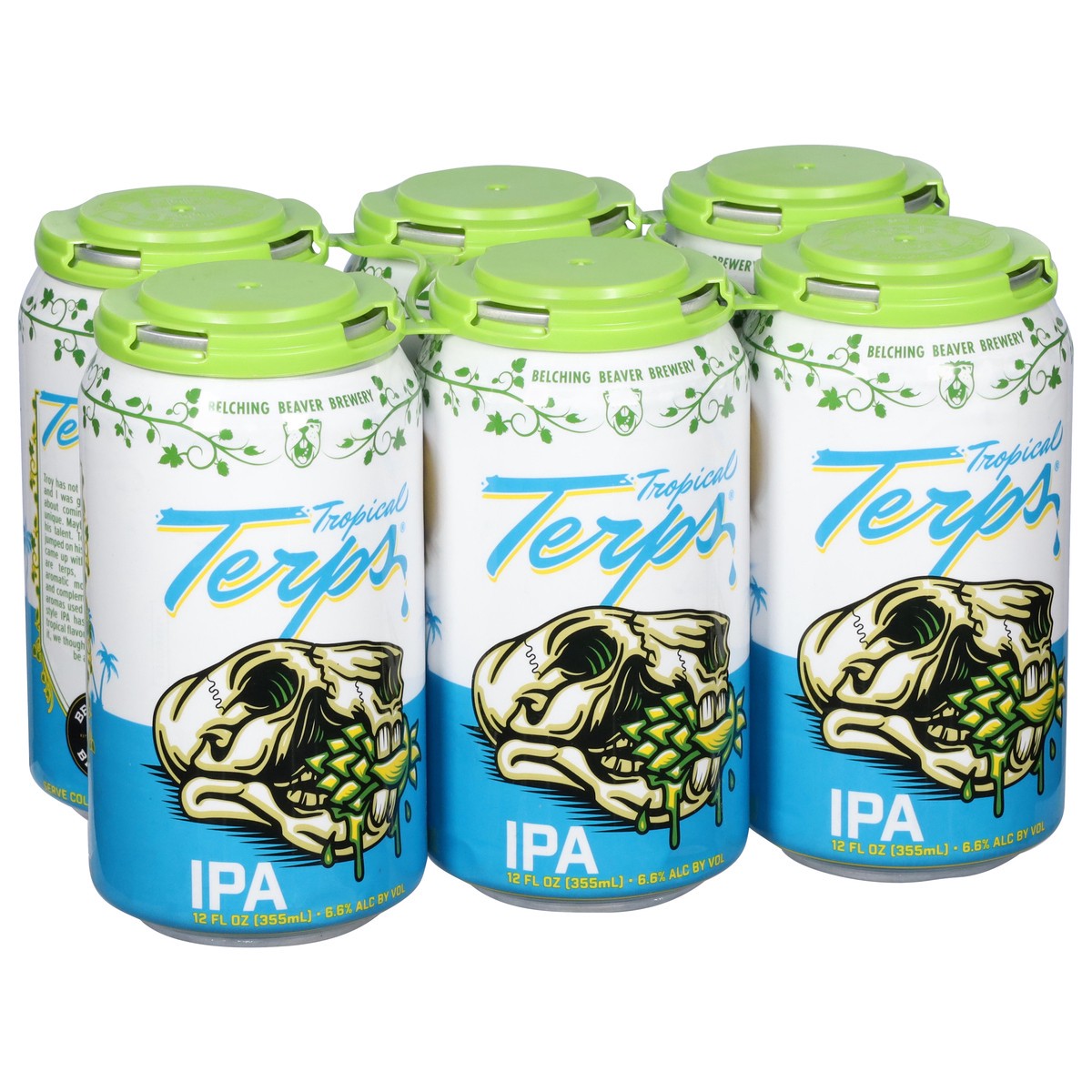 slide 10 of 12, Belching Beaver Brewery IPA Tropical Terps Beer 6 - 12 fl oz Cans, 6 ct