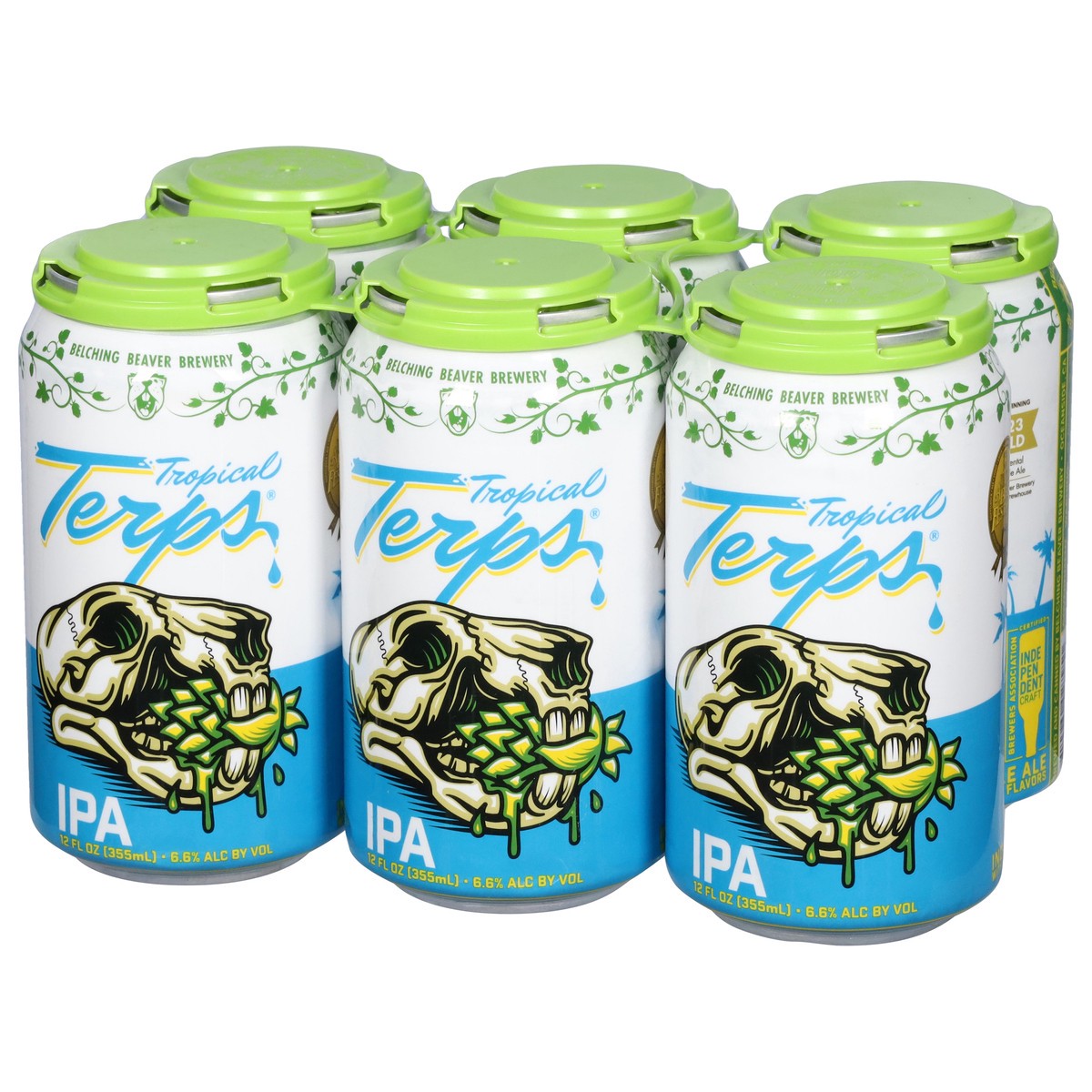 slide 11 of 12, Belching Beaver Brewery IPA Tropical Terps Beer 6 - 12 fl oz Cans, 6 ct