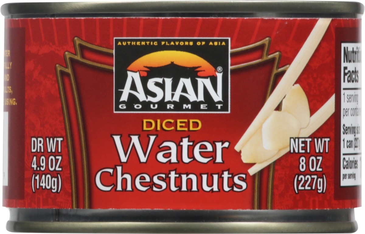 slide 4 of 13, Asian Gourmet Diced Waterchestnuts, 8 oz