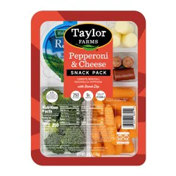 Taylor Farms Pepperoni & Cheese Snack Tray