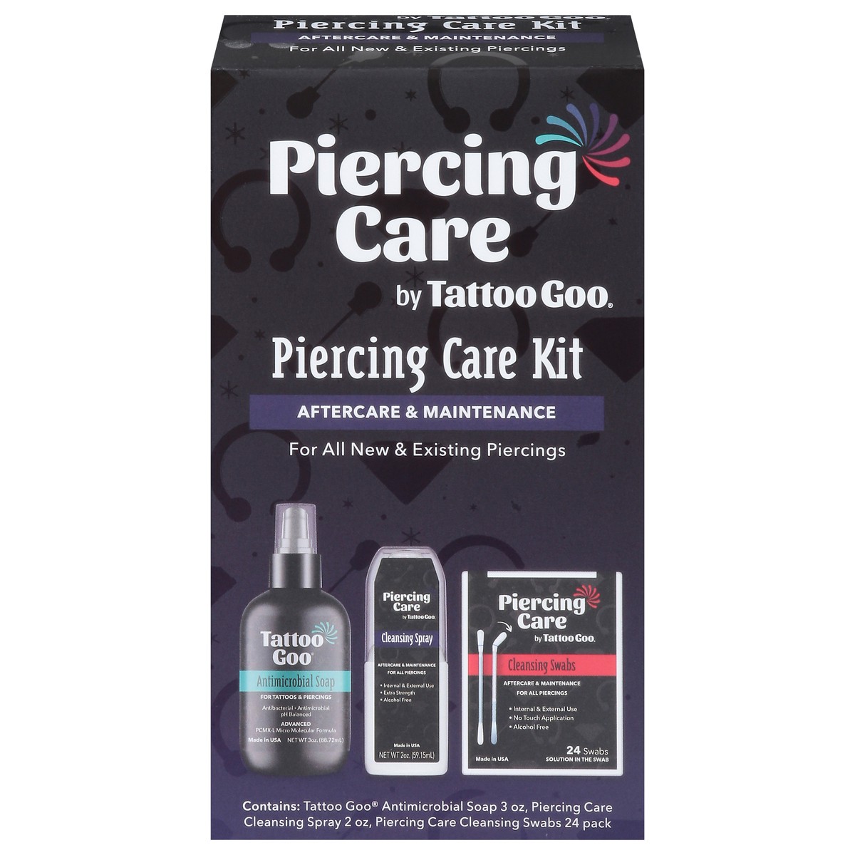 slide 7 of 15, Tattoo Goo Aftercare & Maintenance Piercing Care Kit 1 ea, 1 kit