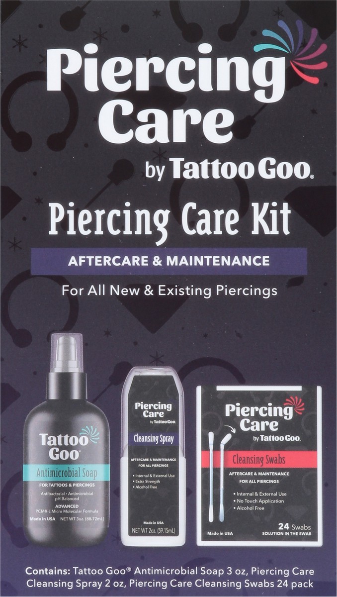 slide 12 of 15, Tattoo Goo Aftercare & Maintenance Piercing Care Kit 1 ea, 1 kit