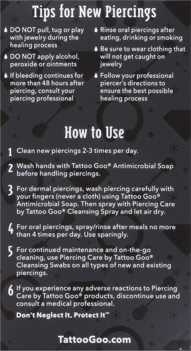 slide 8 of 15, Tattoo Goo Aftercare & Maintenance Piercing Care Kit 1 ea, 1 kit