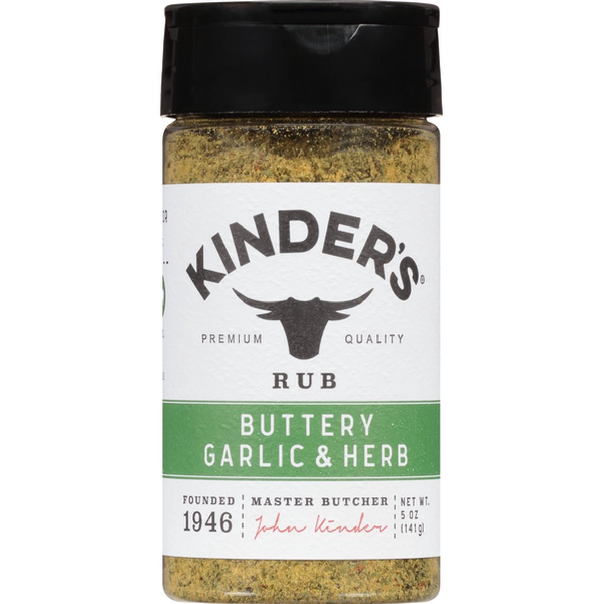 slide 1 of 1, Kinder's Rub, Buttery Garlic & Herb, 5 oz