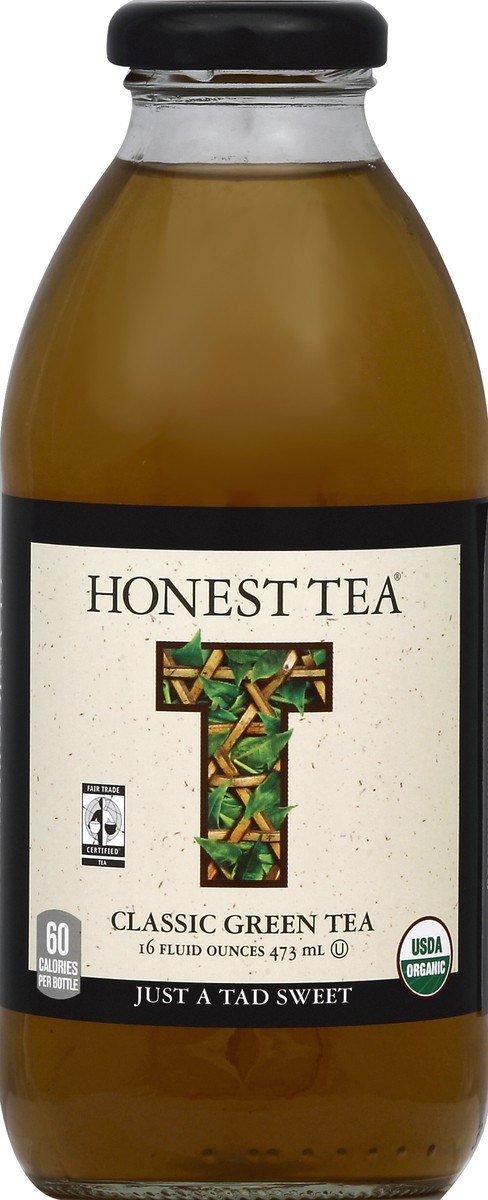 slide 3 of 4, Honest Green Tea - 16 oz, 16 oz