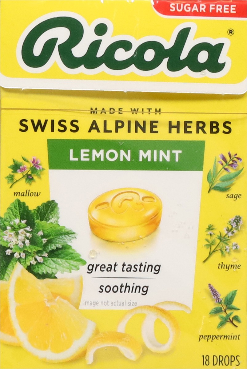 slide 12 of 16, Ricola Candy - Lemon Mint, 17 ct