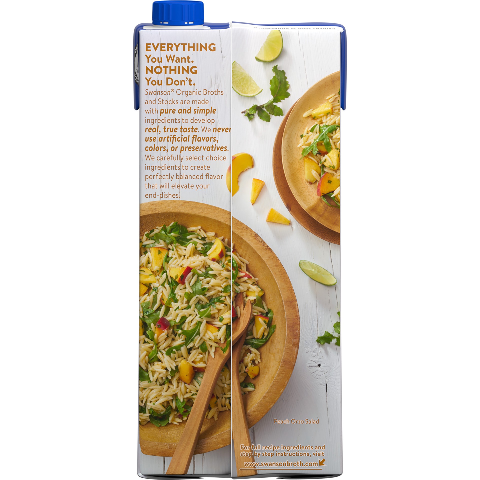 slide 4 of 5, Swanson Organic Vegetable Broth, 32 oz. Carton, 32 oz