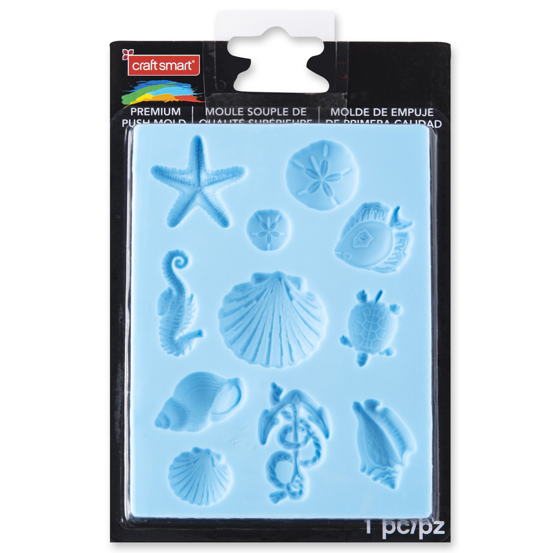 slide 2 of 5, Sealife Premium Push Mold By Craft Smart, 5.12 in x 6.89 in