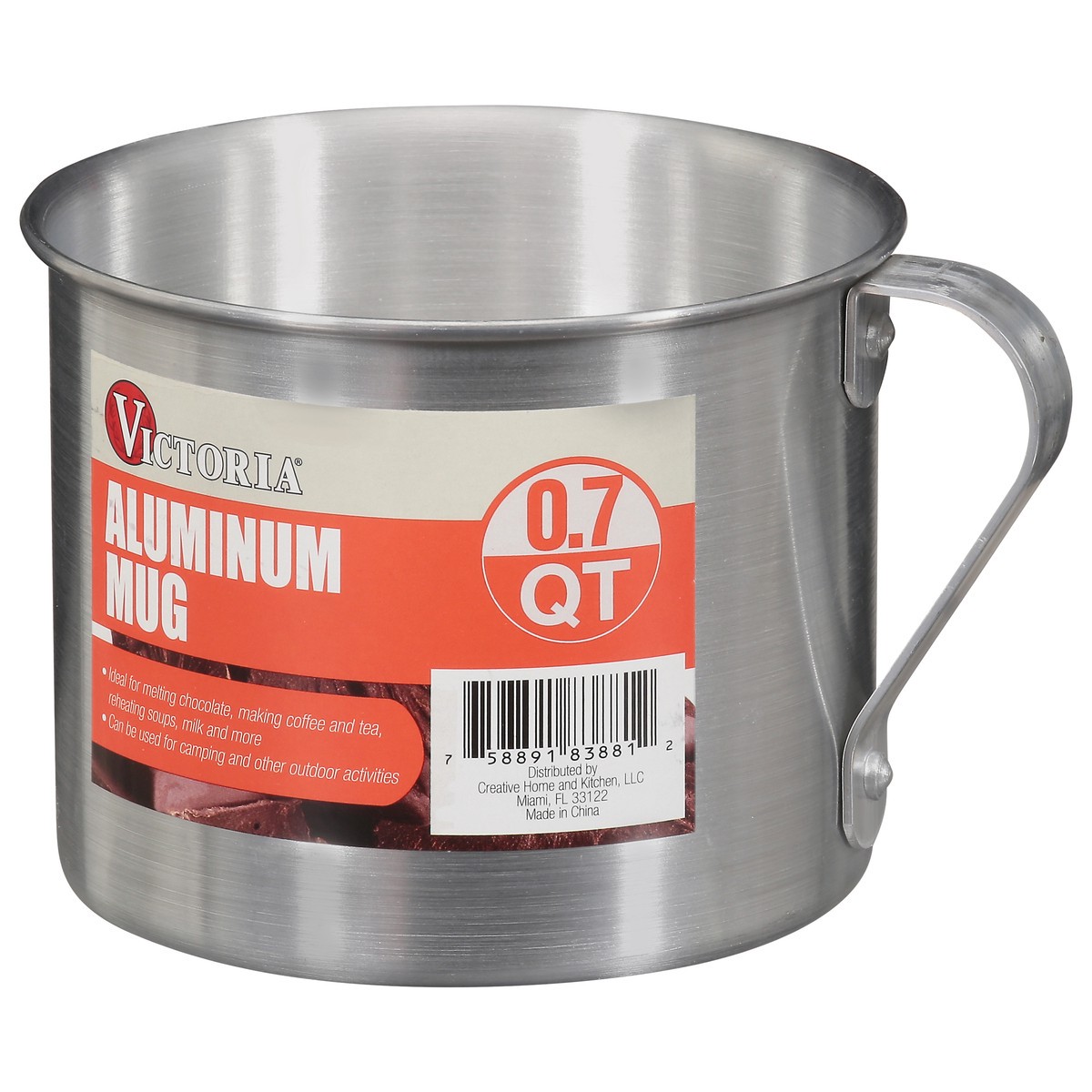 slide 8 of 9, Victoria 0.7 Quart Aluminum Mug 1 ea, 0.75 qt