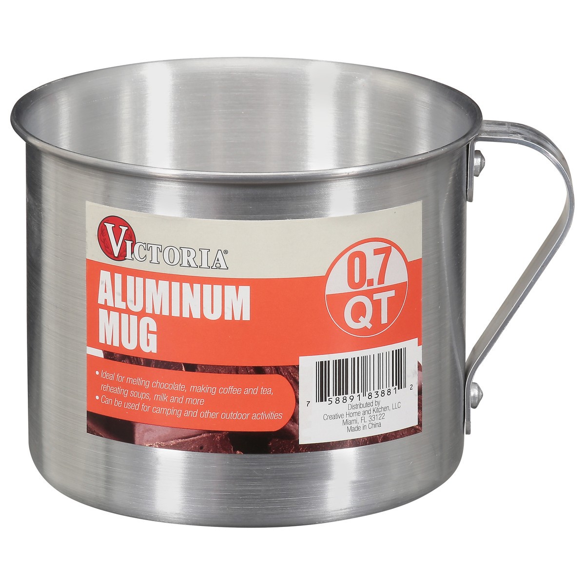 slide 1 of 9, Victoria 0.7 Quart Aluminum Mug 1 ea, 0.75 qt