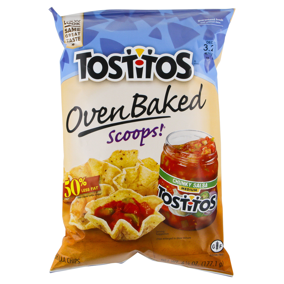 slide 1 of 4, Tostitos Oven Baked Scoops! Tortilla Chips, 6.25 oz