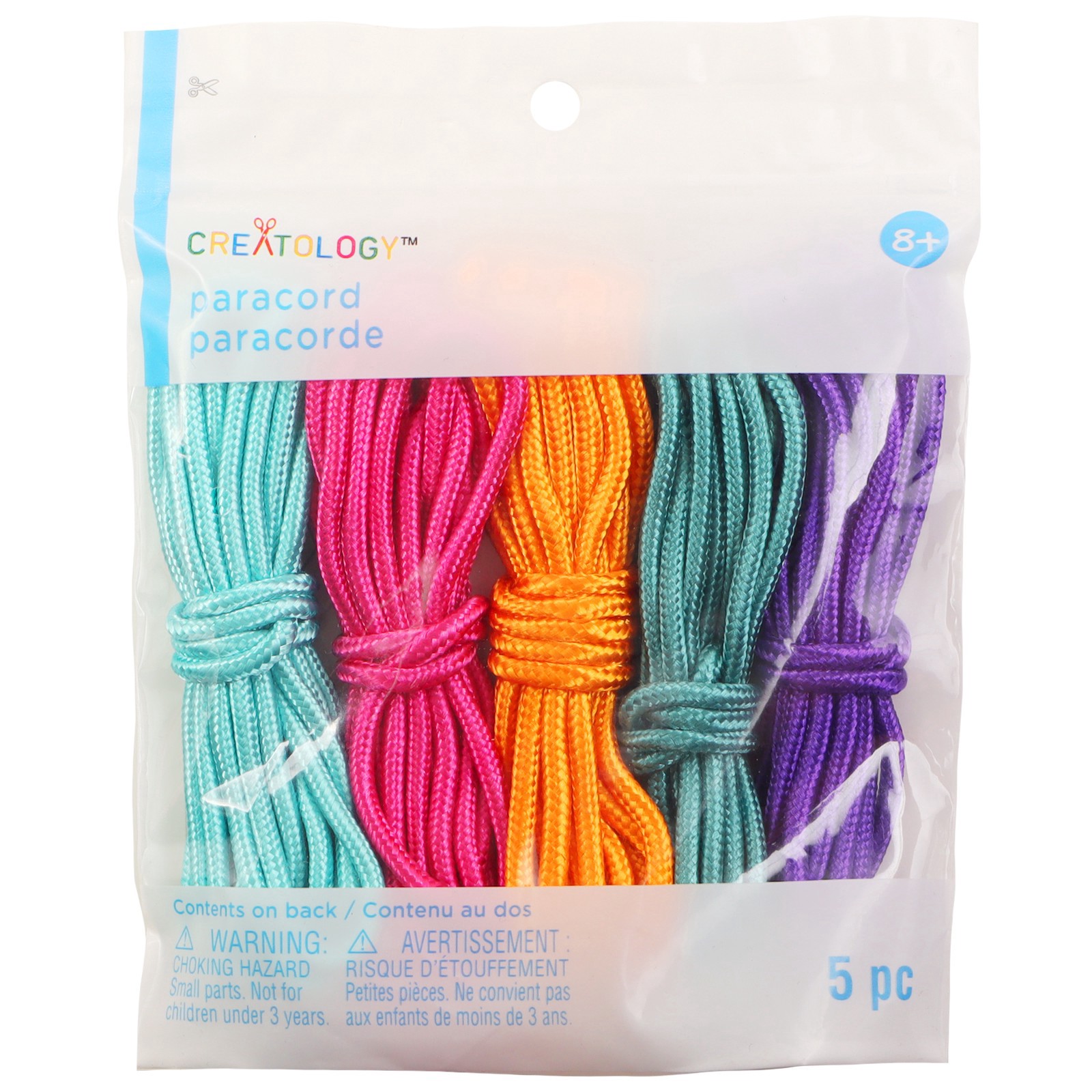 slide 2 of 4, 8ft. Bright Mix Paracords By Creatology, 5ct., 5 ct