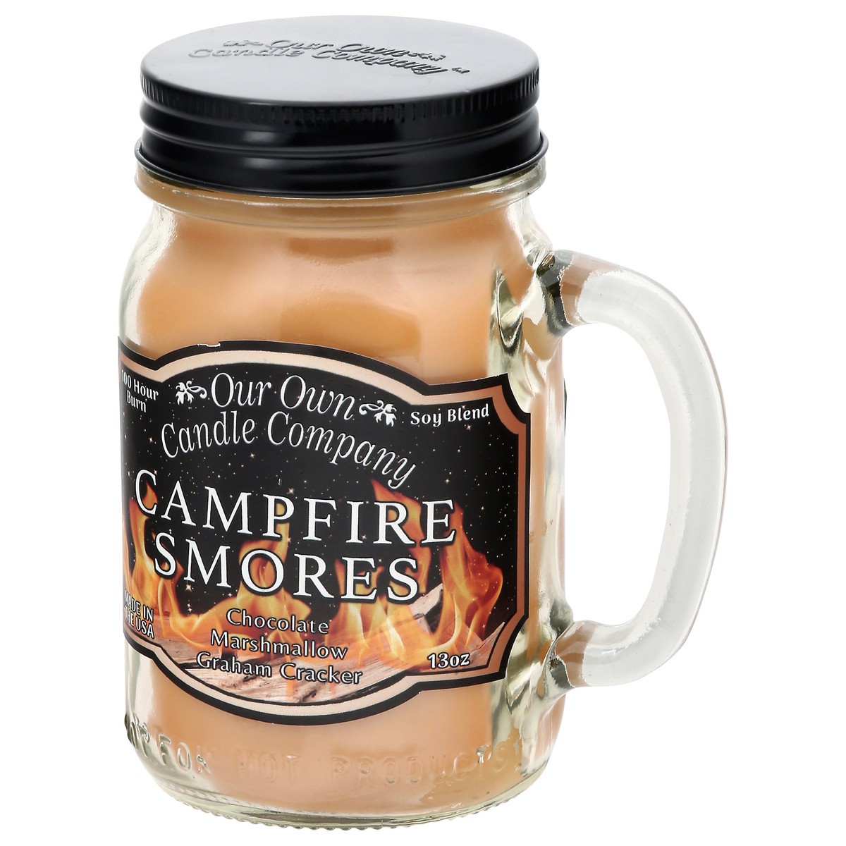 slide 4 of 4, Our Own Candle Company Campfire Smores Candle 1 Each, 1 ct