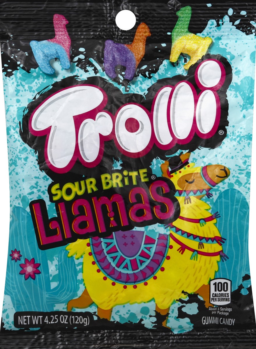 slide 4 of 5, Trolli Sour Brite Llamas, 4.25 oz