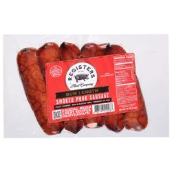Registers Meat Company Registers Smoked Sausage Bun Length