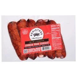 Registers Meat Company Registers Smoked Sausage Bun Length